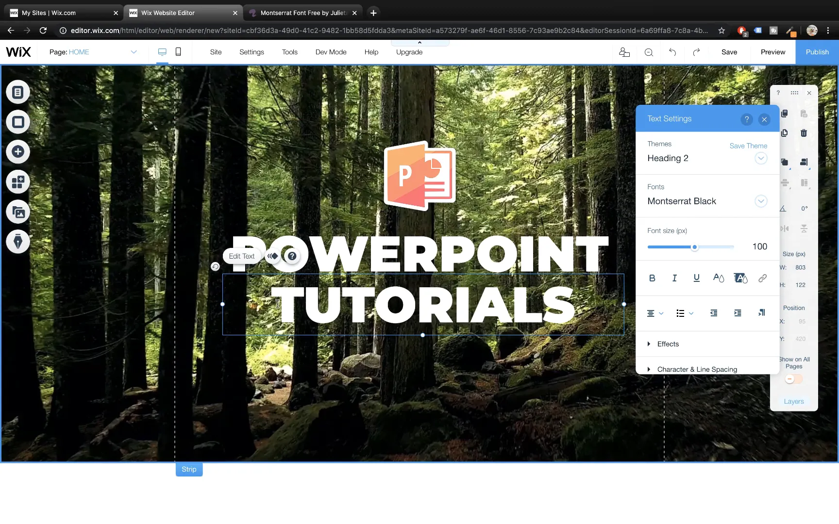 Duplicating text boxes in Wix editor