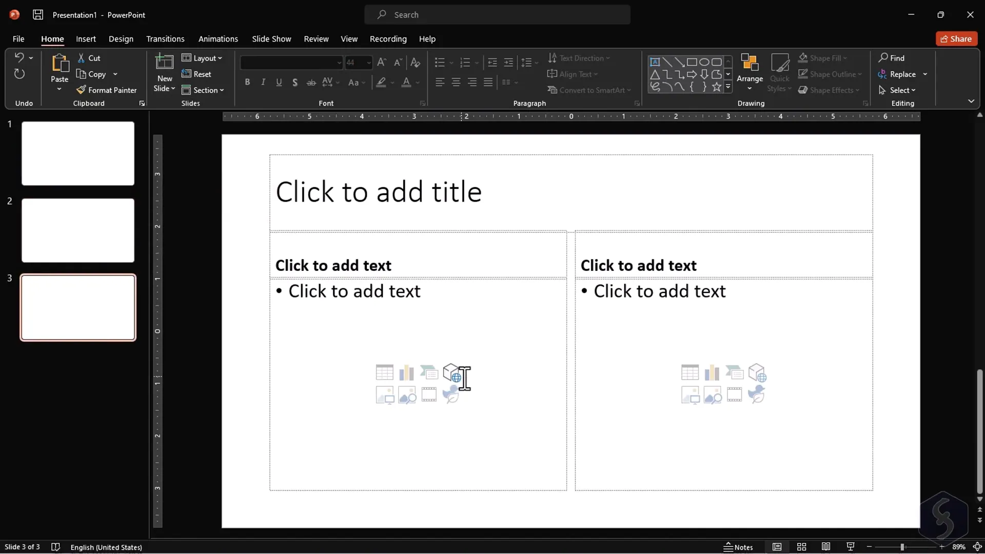 Adding and managing slides in PowerPoint