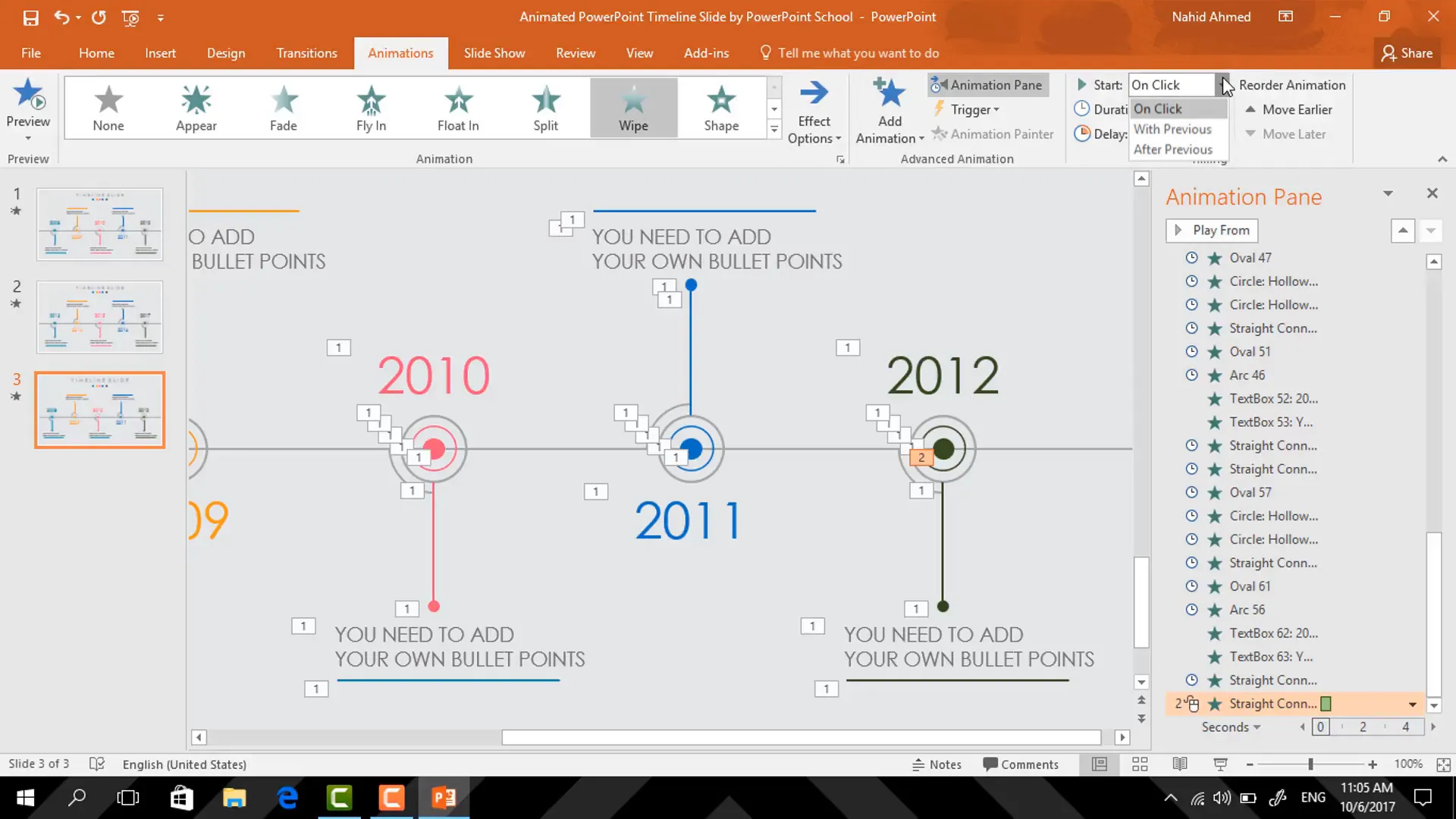 Animation pane overview in PowerPoint
