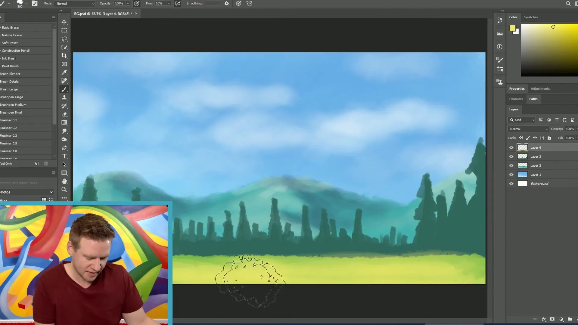 Custom background for Mortal Kombat style animation