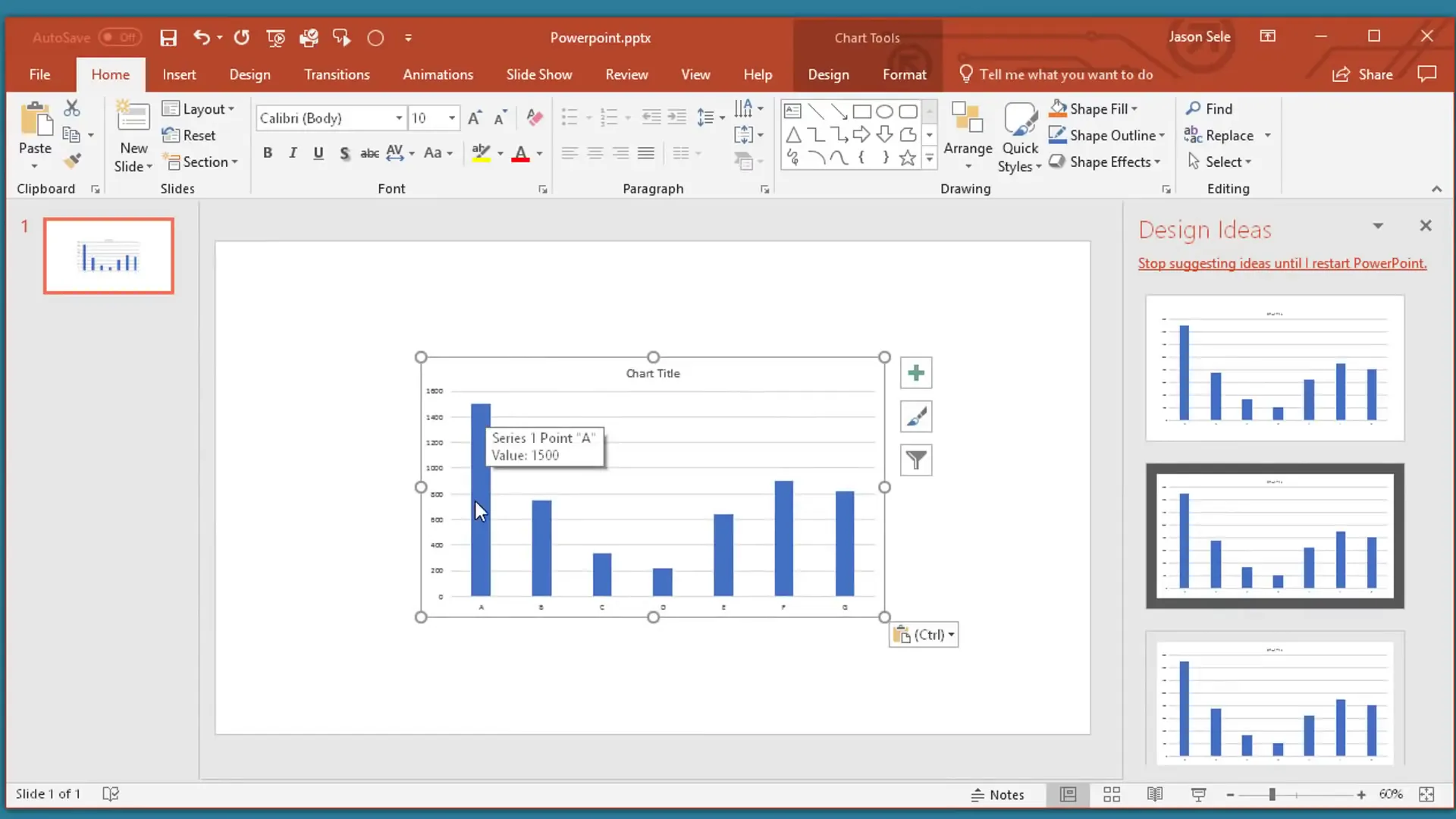 Linked Excel chart pasted into PowerPoint with live update