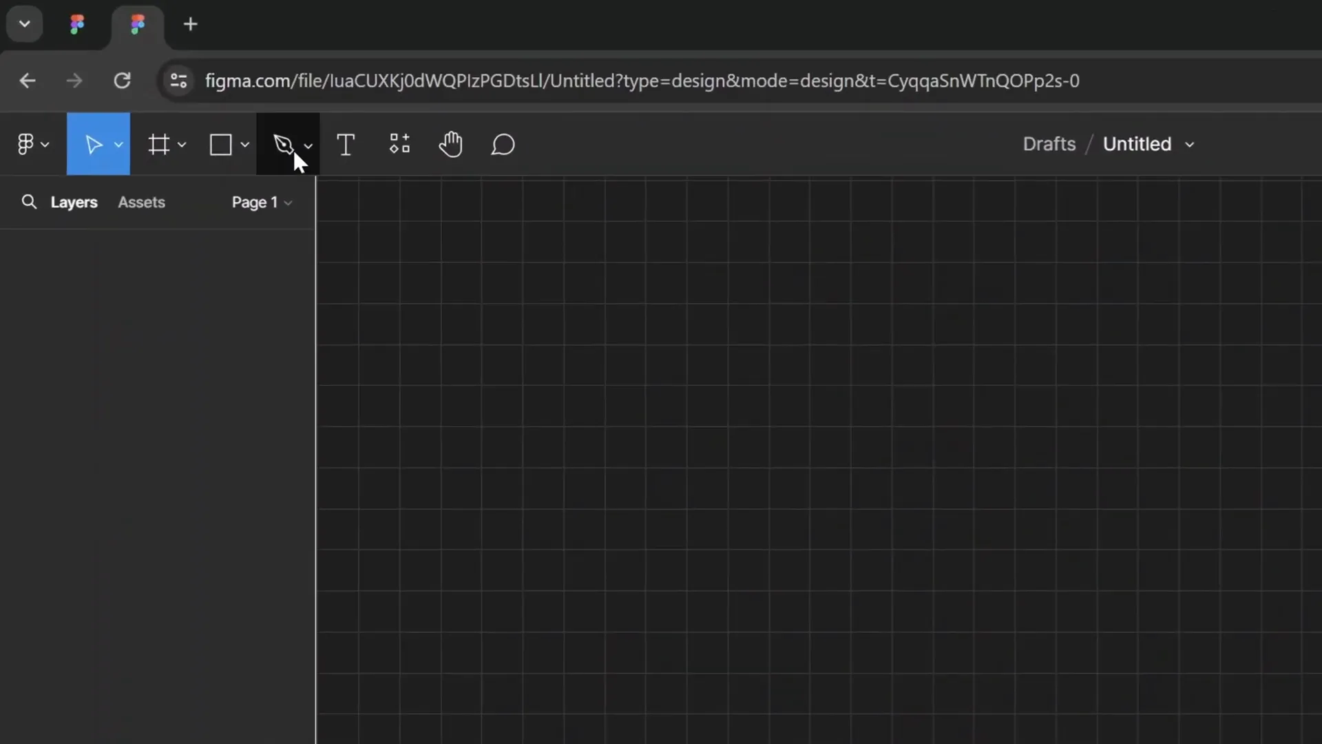Creating timeline shape with pen tool in Figma