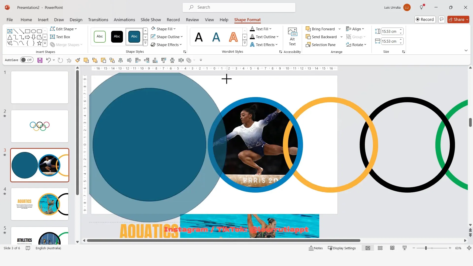 Creating concentric circles for ripple effect