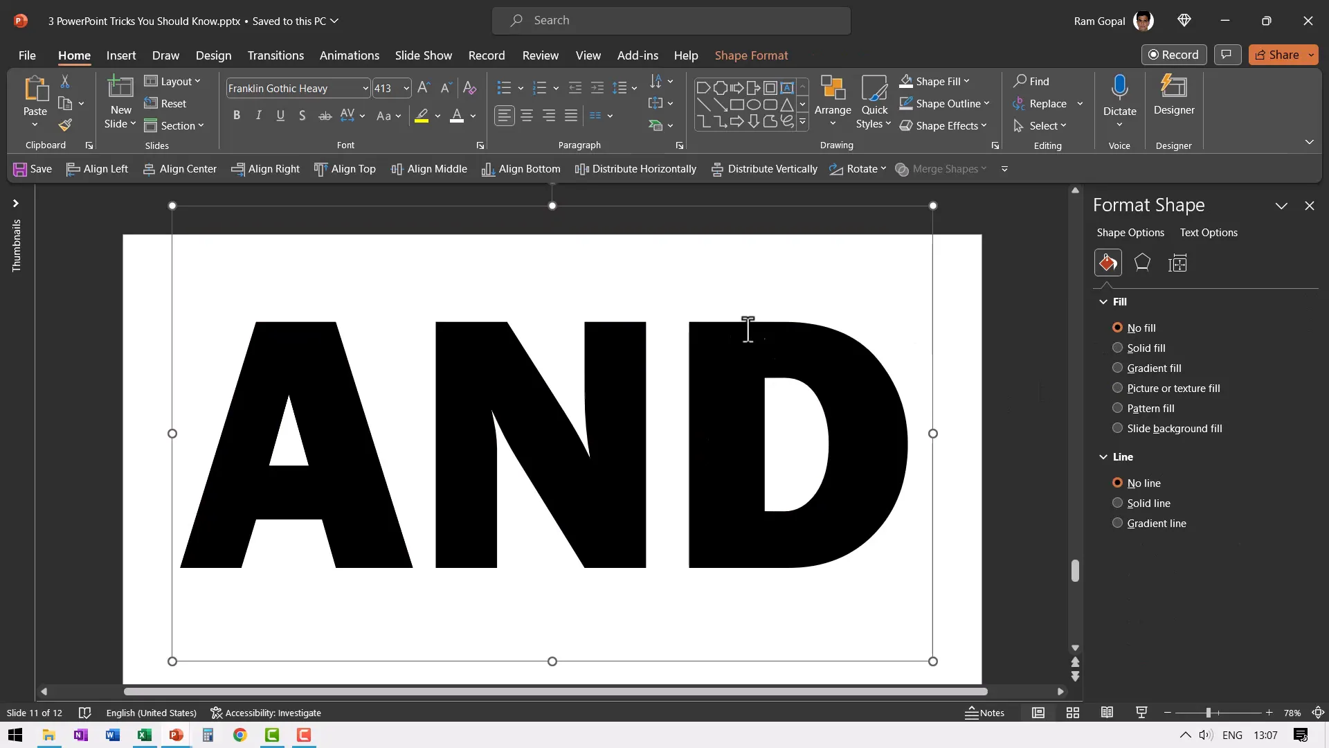 Text box filled with image but text remains unfilled