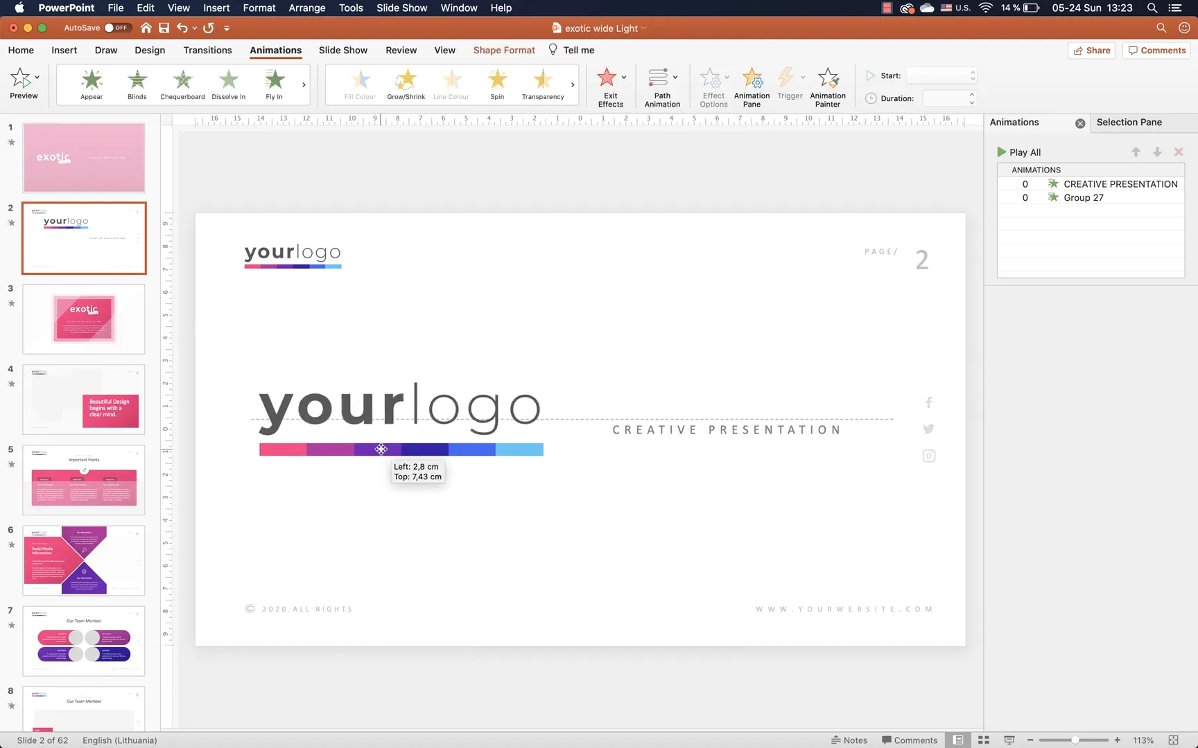 Using Animation Painter to copy animations