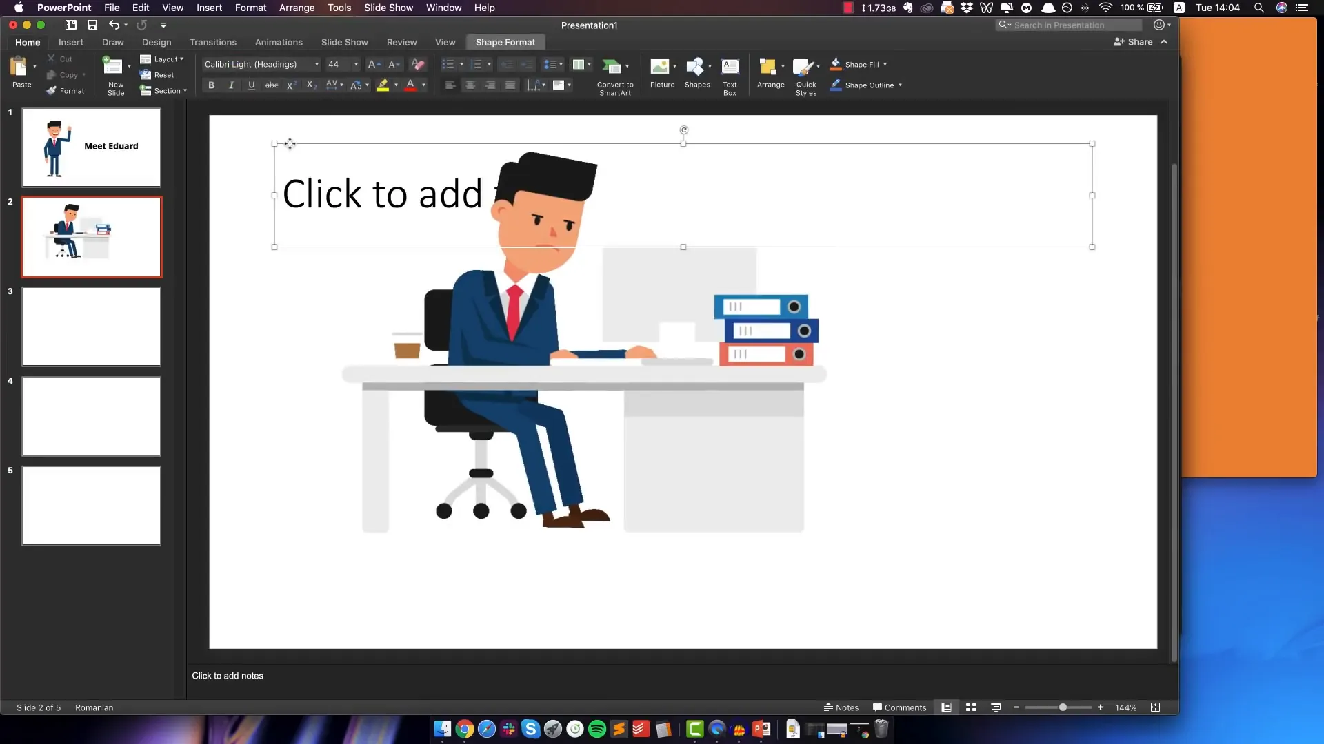 Adding GIF animations to PowerPoint slides