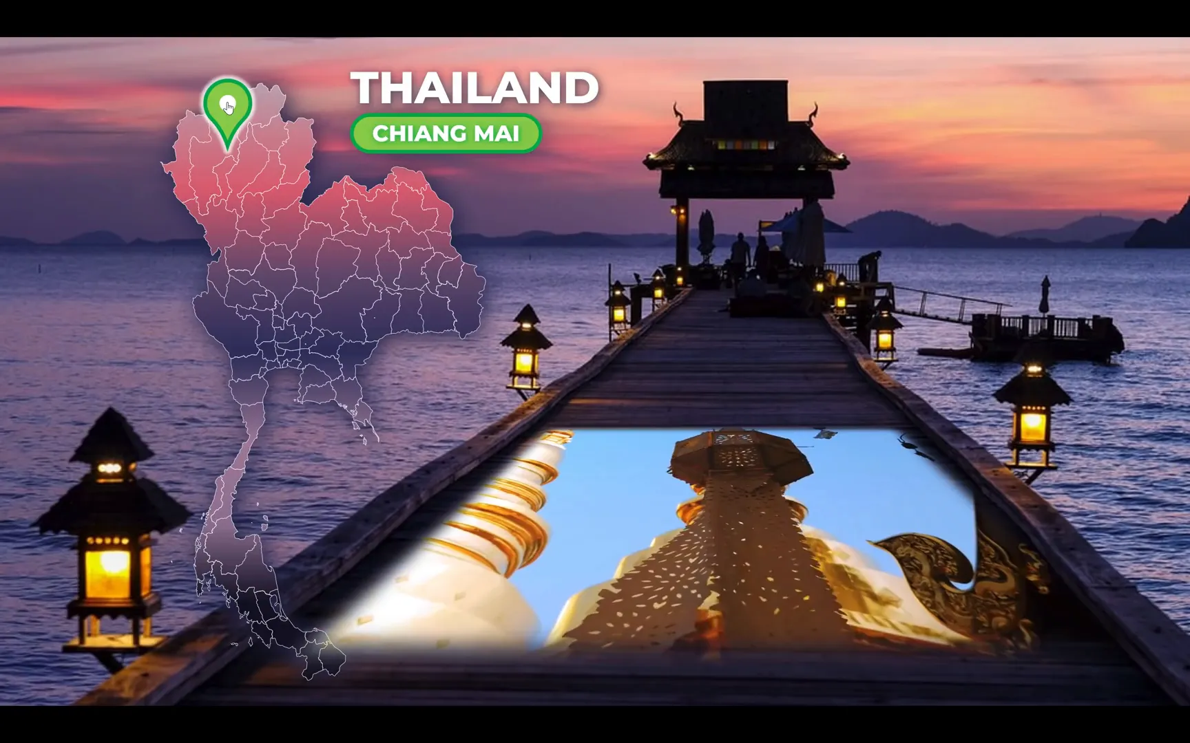 Full interaction test of mouse over and video playback on city marker