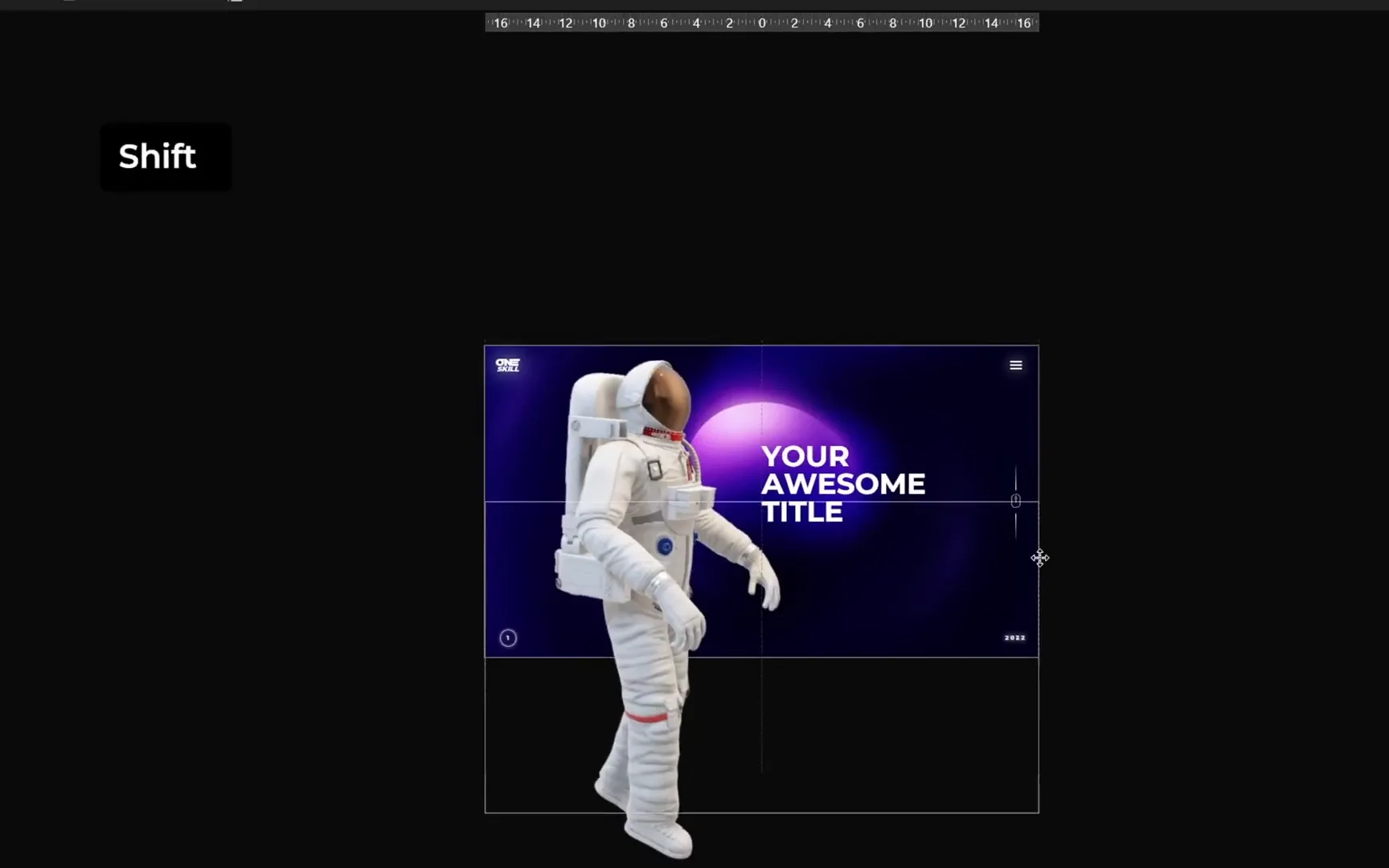 Stacked rectangles creating multiple slides inside one slide