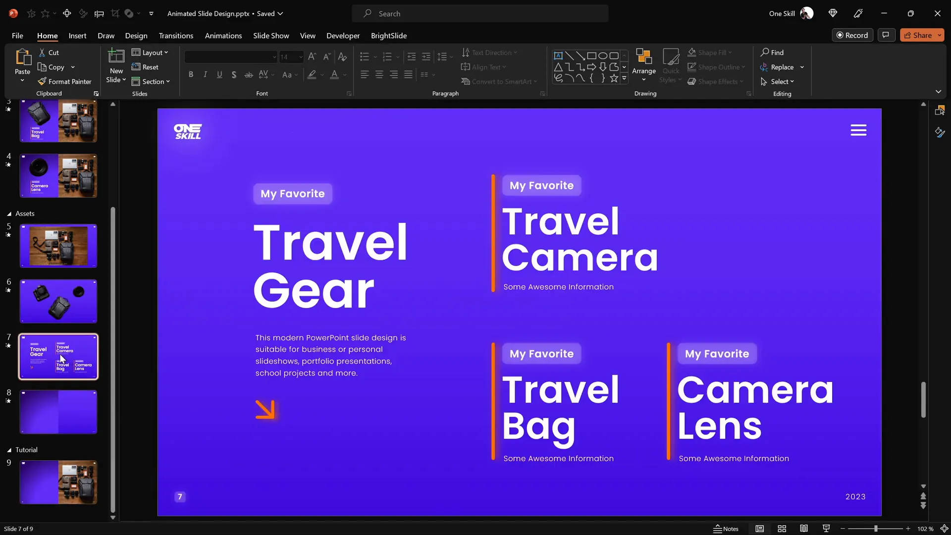 Grouped text boxes aligned on the left rectangle
