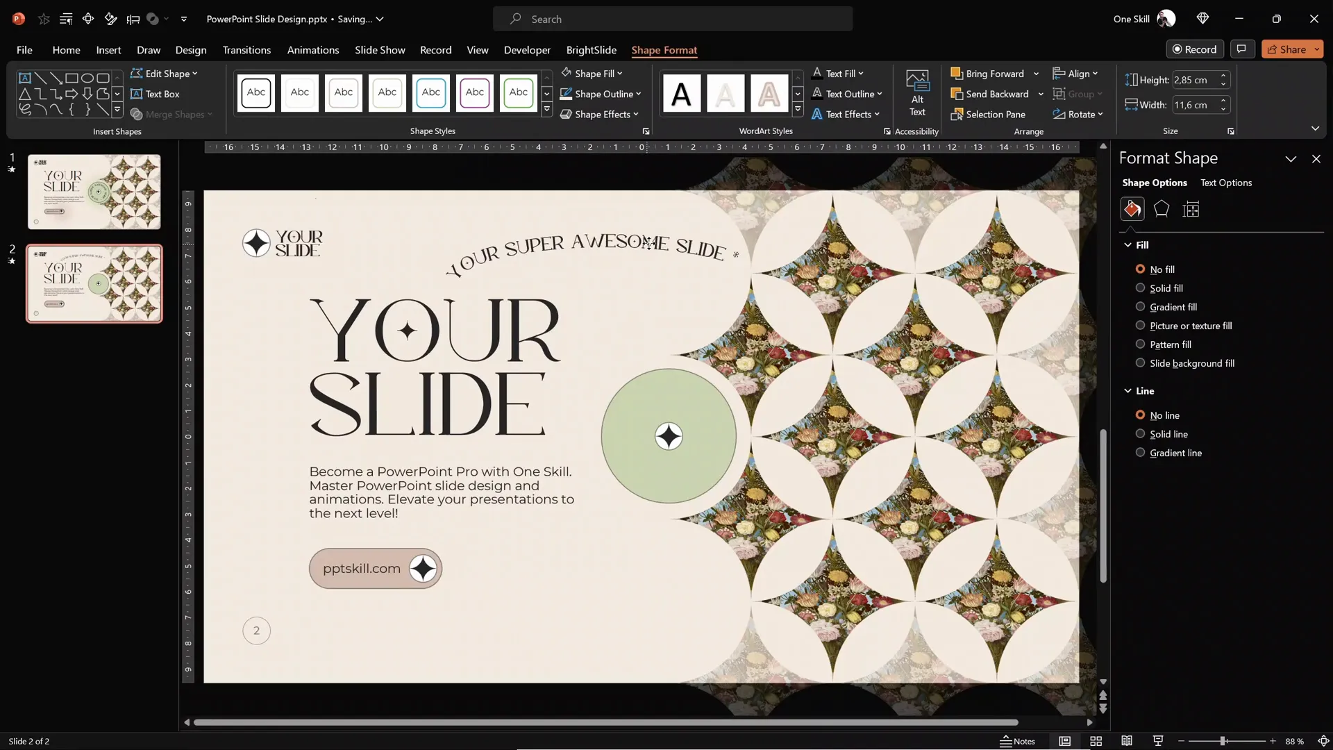 Creating spinning circular text with logo inside