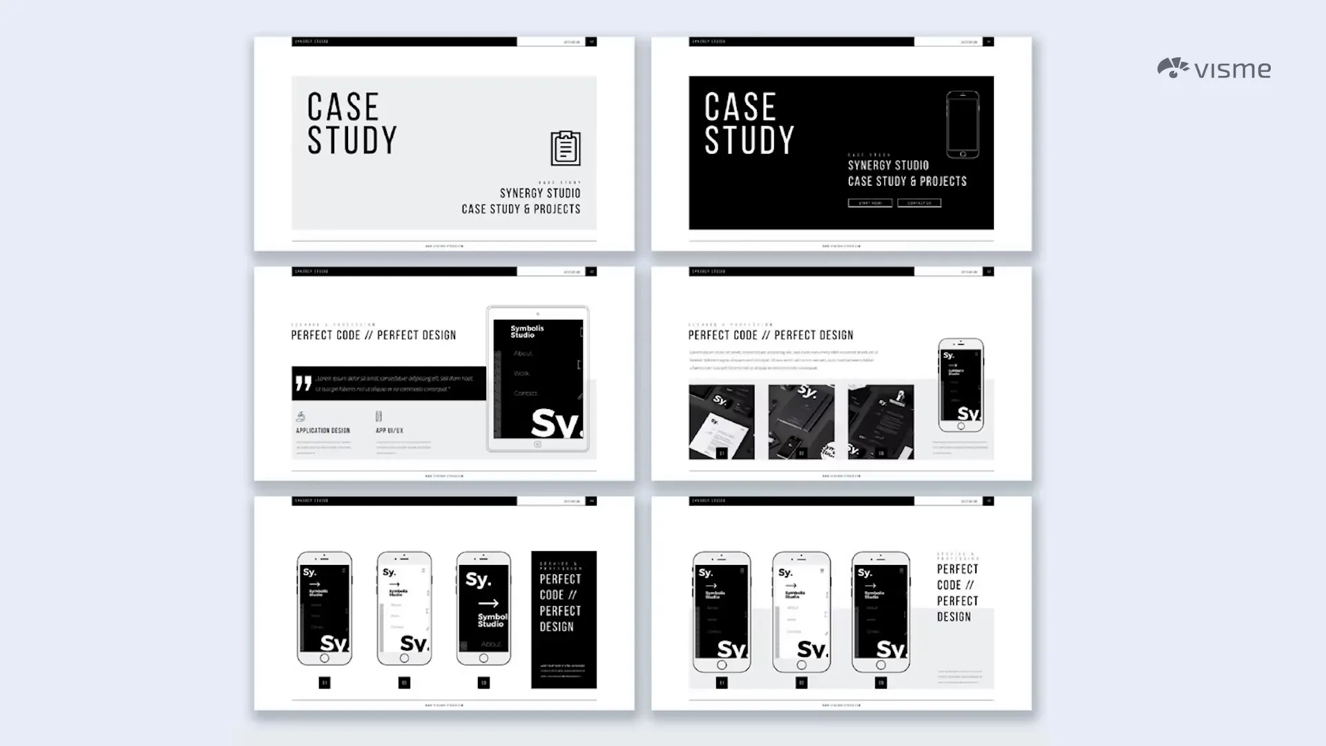 Presentation slide with all caps bold text