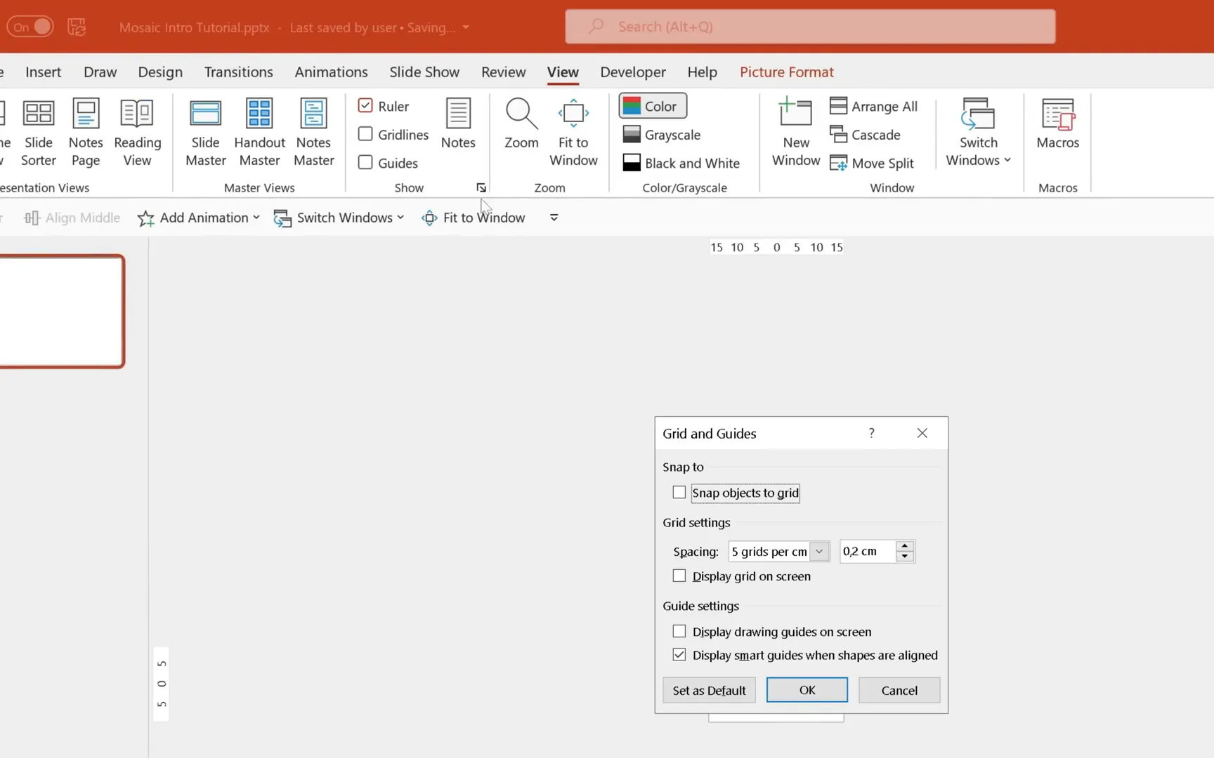 Duplicating image placeholders and enabling smart guides