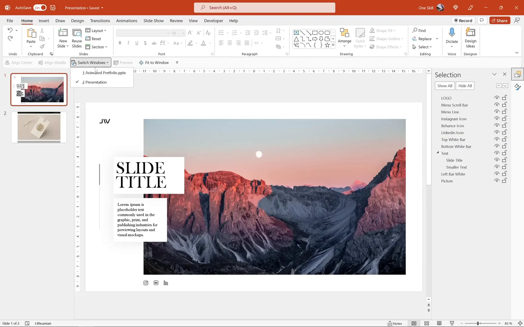 White bars at top and bottom covering text and photos for website style