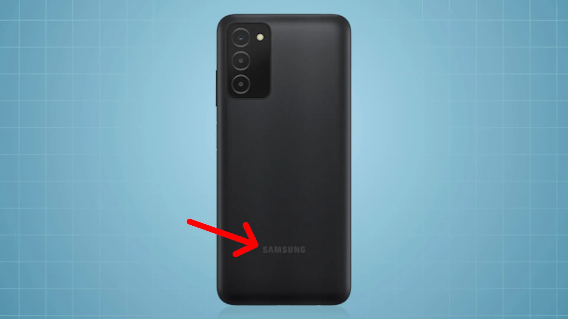 Phone logo placement and design example