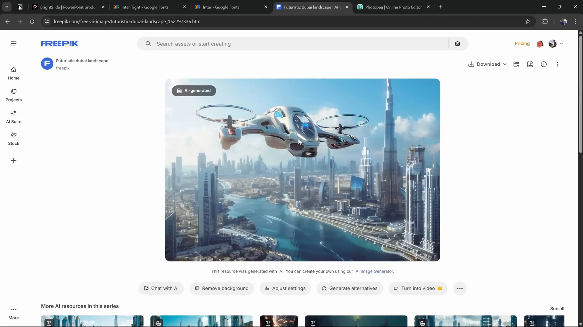 Custom octagon image placeholder created in Slide Master