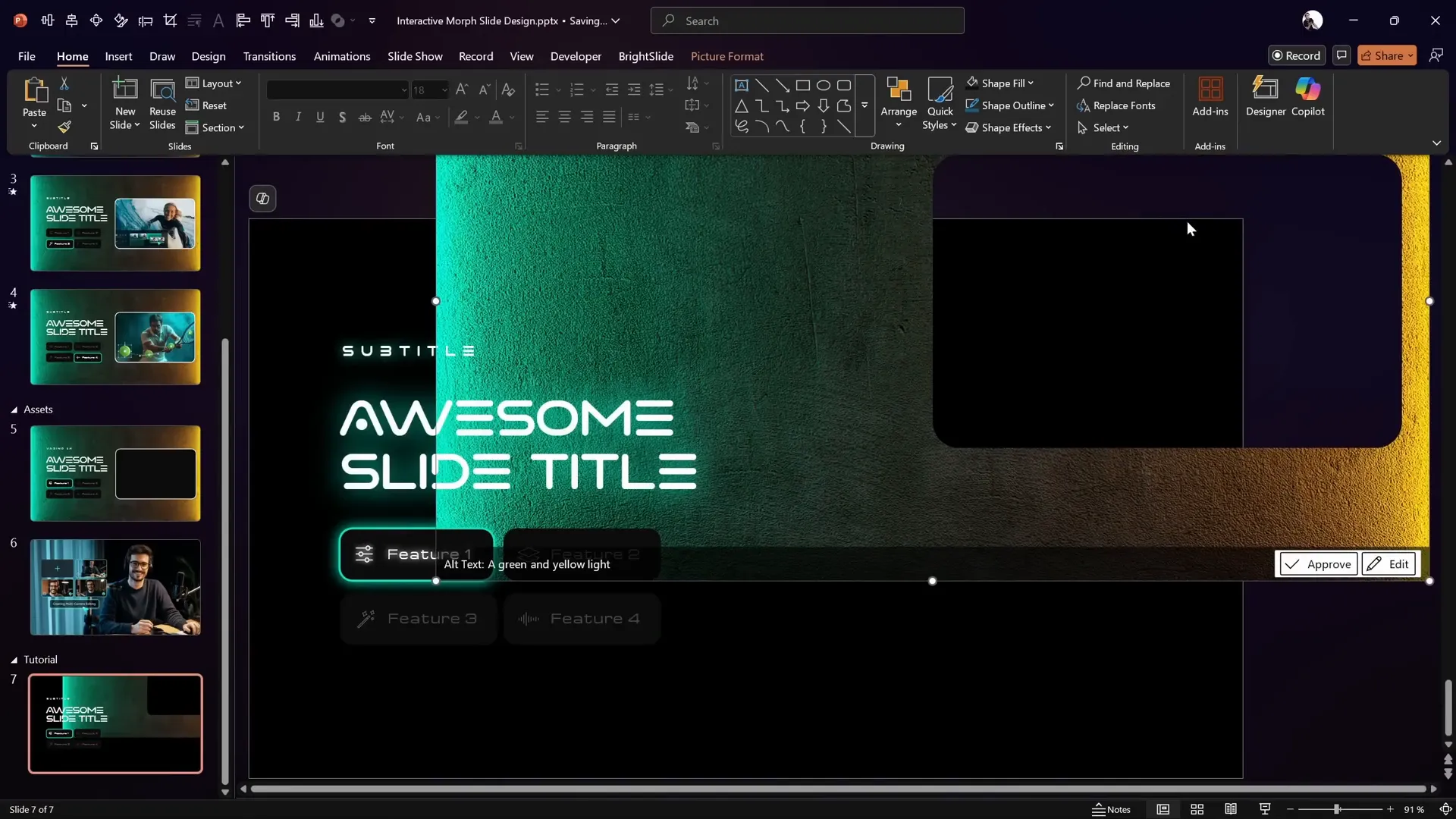 Punching a hole in the background image using merge shapes subtract