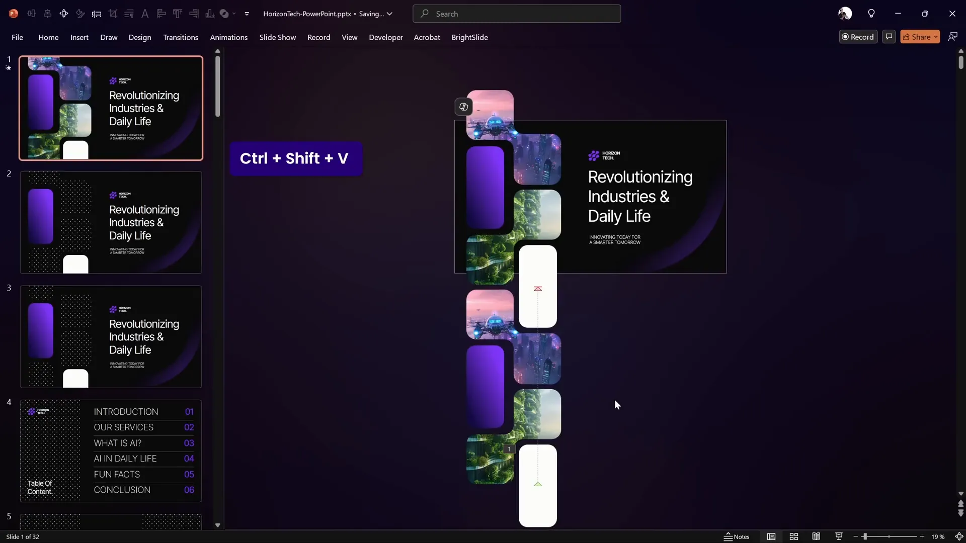 Adjusting motion path animation in PowerPoint