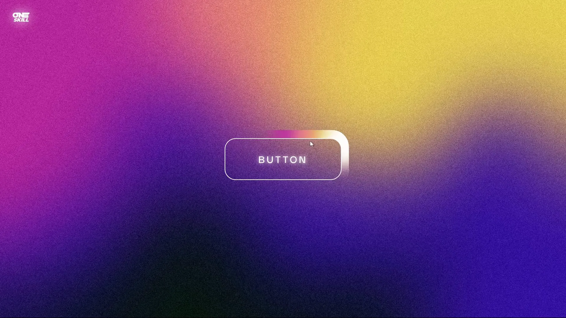 Button shine effect with colorful glowing circles moving around a button