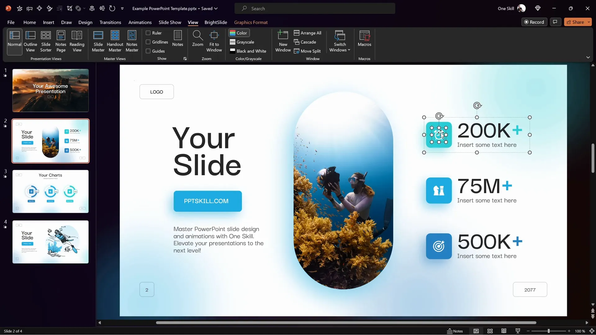 Vector icons and illustrations example