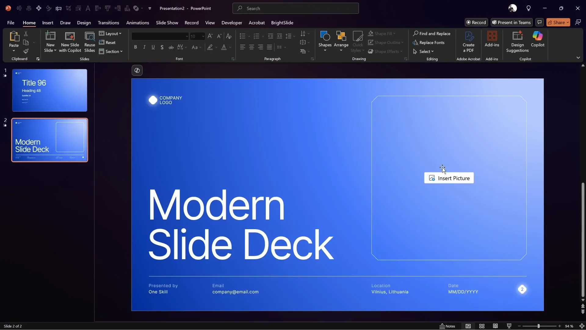 Custom octagon image placeholder with white border