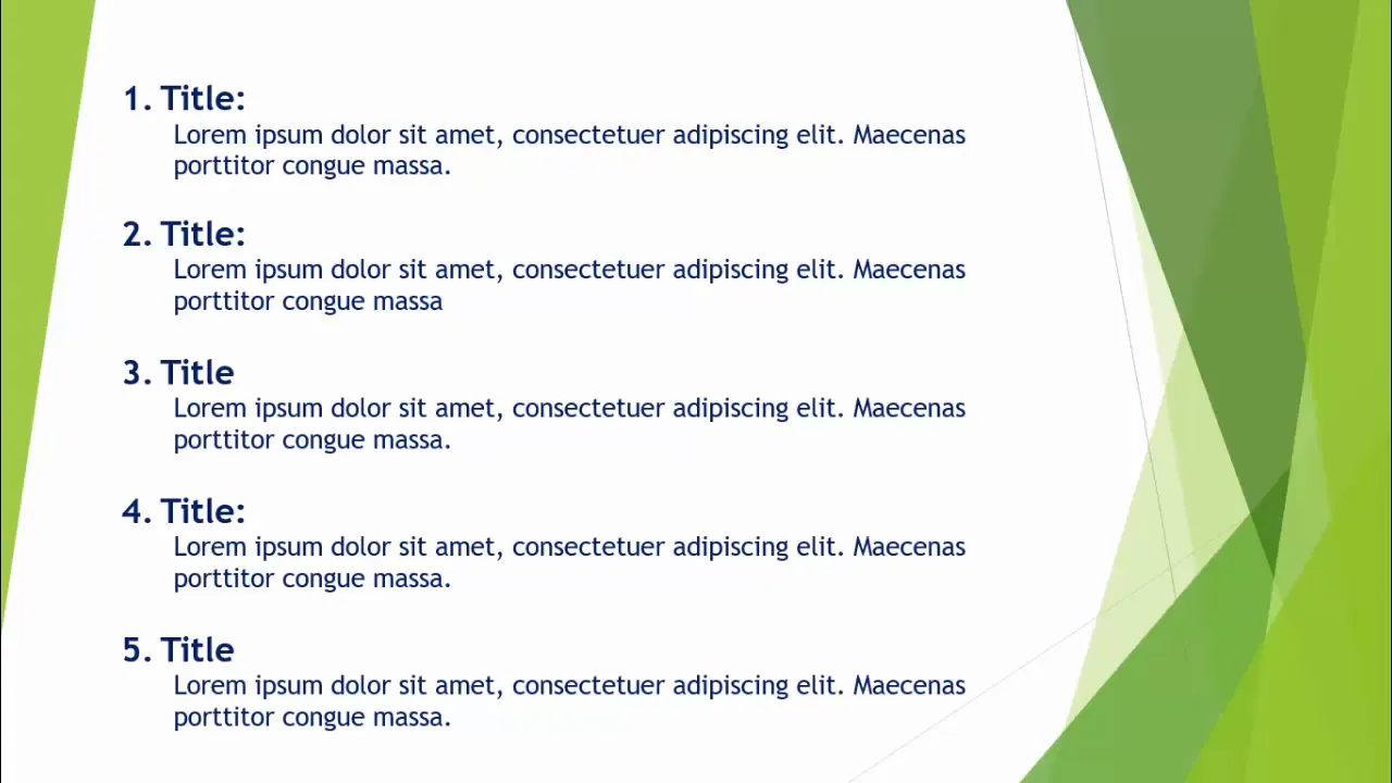 Basic slide full of bullet points