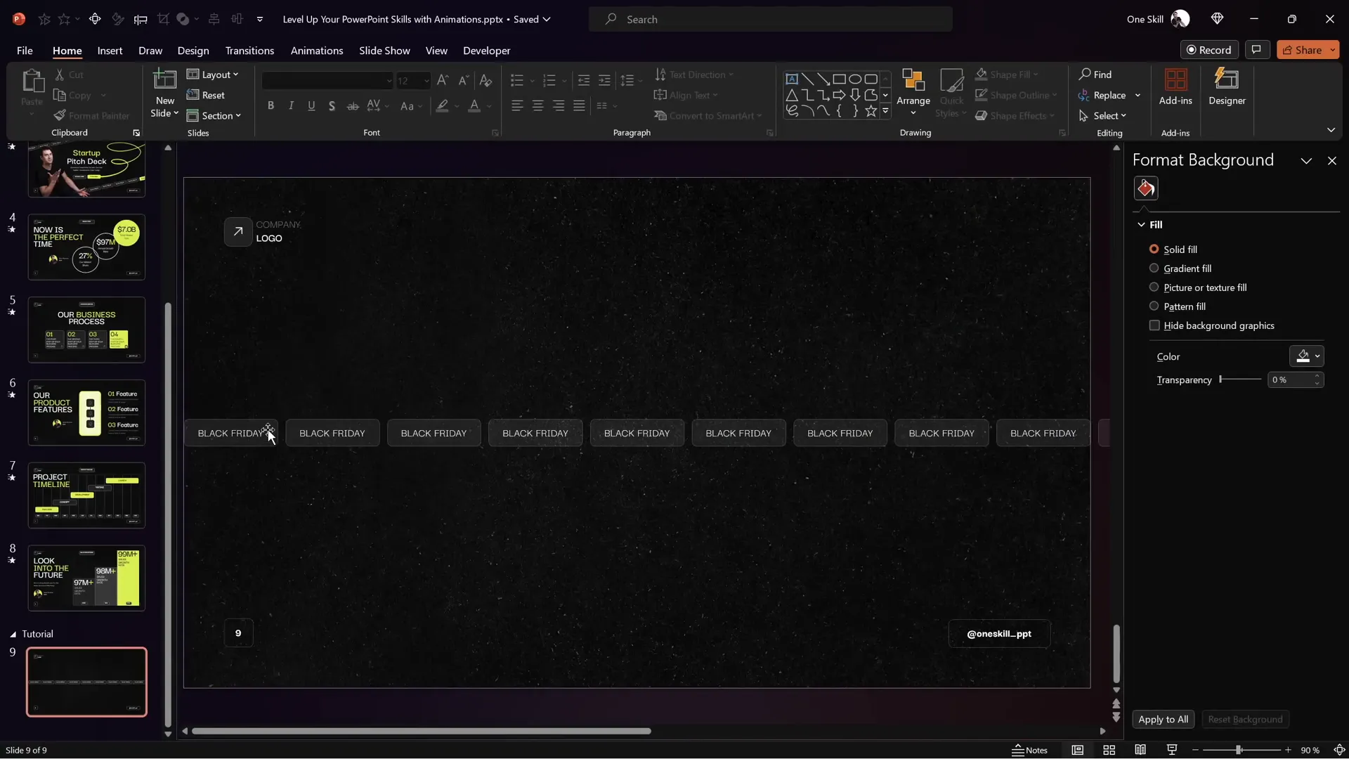 Grouped rounded rectangles forming scrolling bar