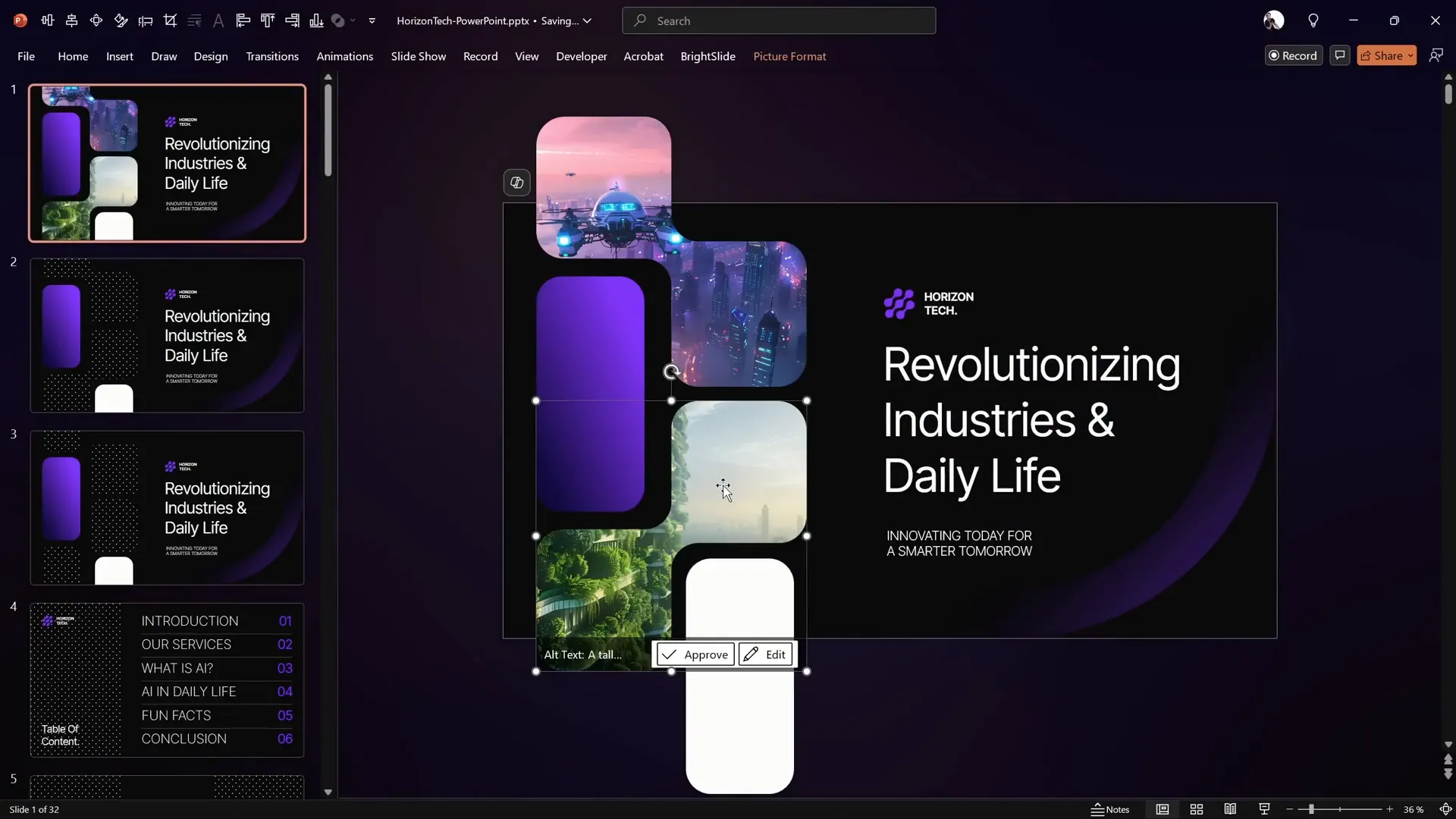 Cropping image in PowerPoint placeholder
