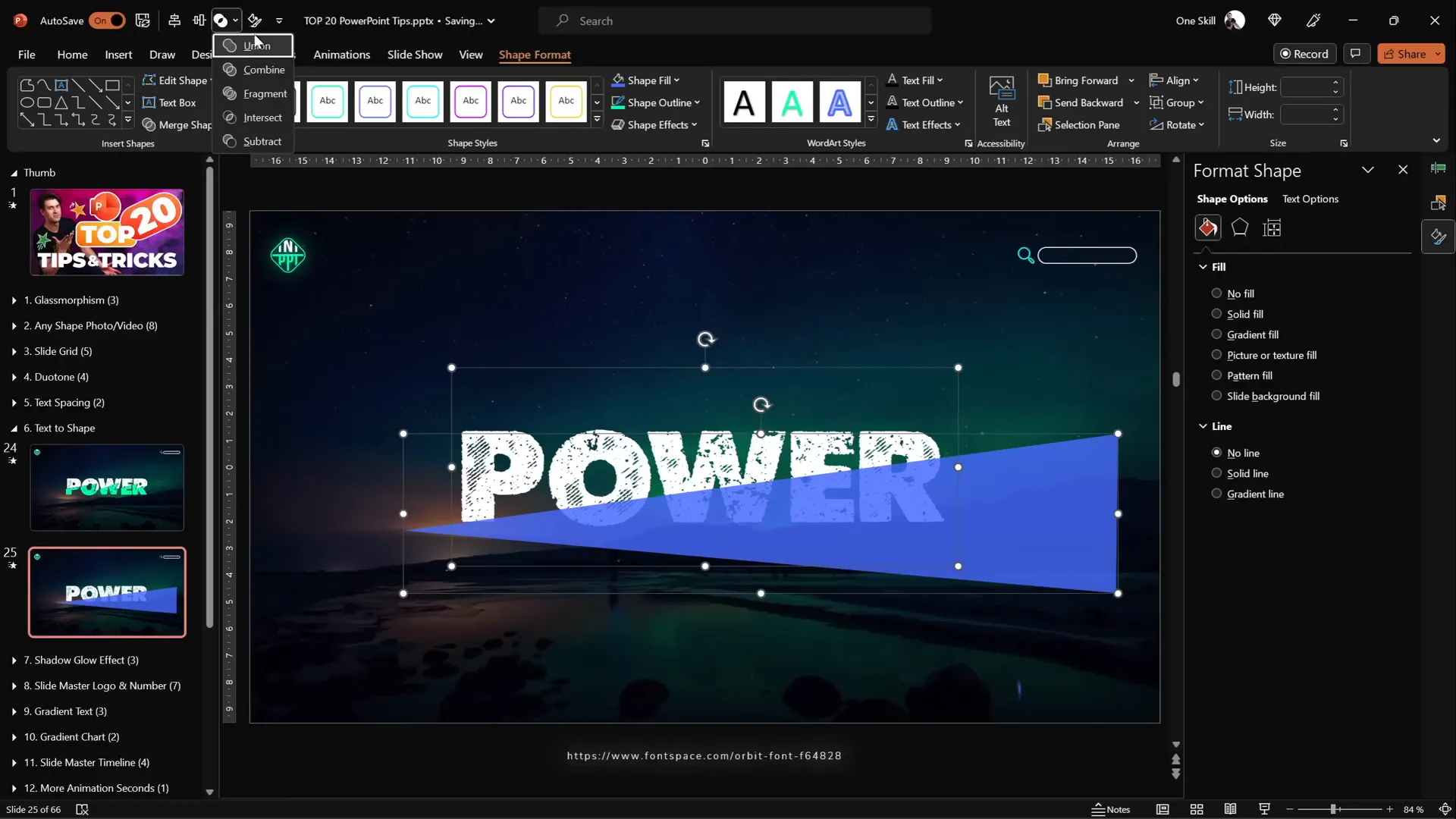 Text being converted to vector and cut by a custom shape