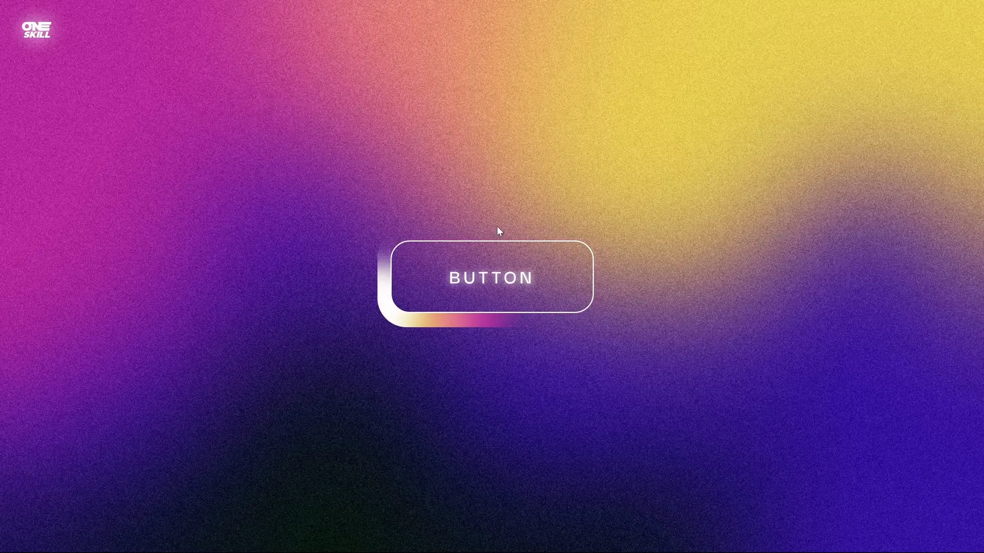 Button shine effect with glowing circles moving around a button