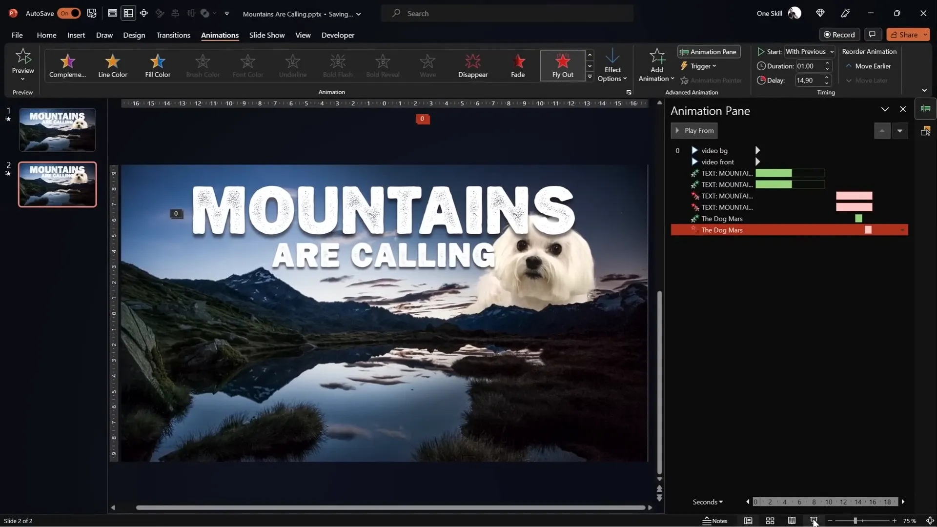 Adjusting animation order and layering in PowerPoint