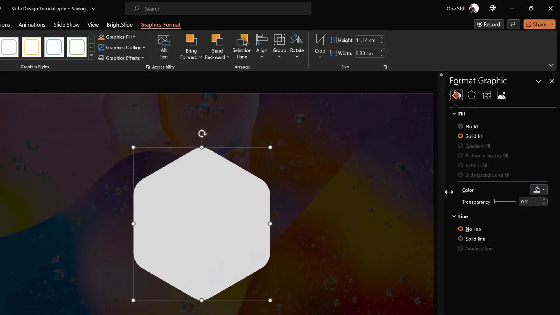 Importing and converting rounded hexagon SVG in PowerPoint