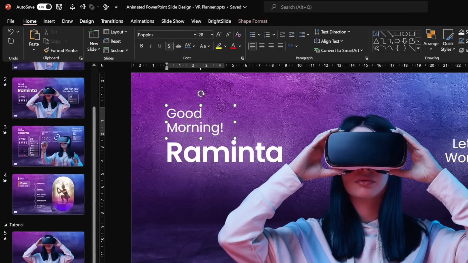 Text boxes with glowing white shadow effect
