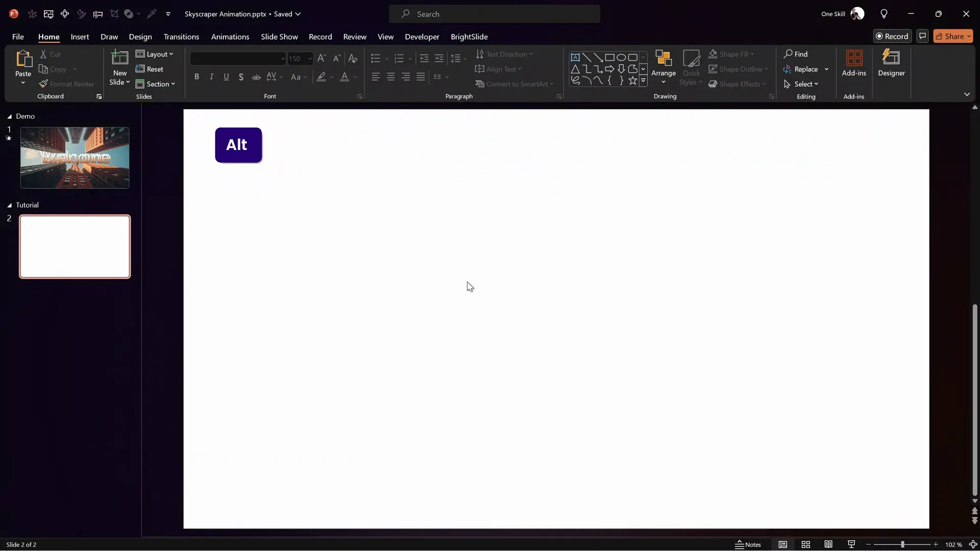 Adding background image to PowerPoint slide