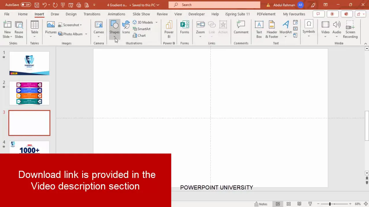 Enabling guides in PowerPoint for precise alignment