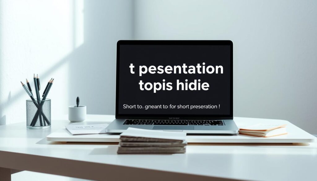 5 minute presentation topic ideas