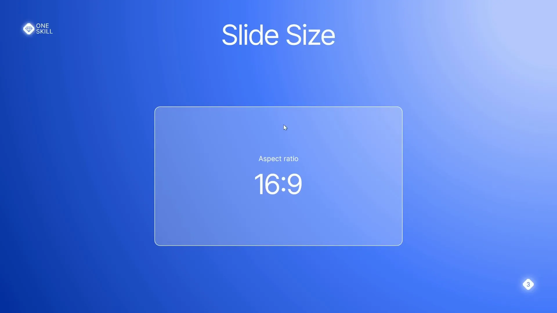 PowerPoint slide size options showing widescreen and standard ratios