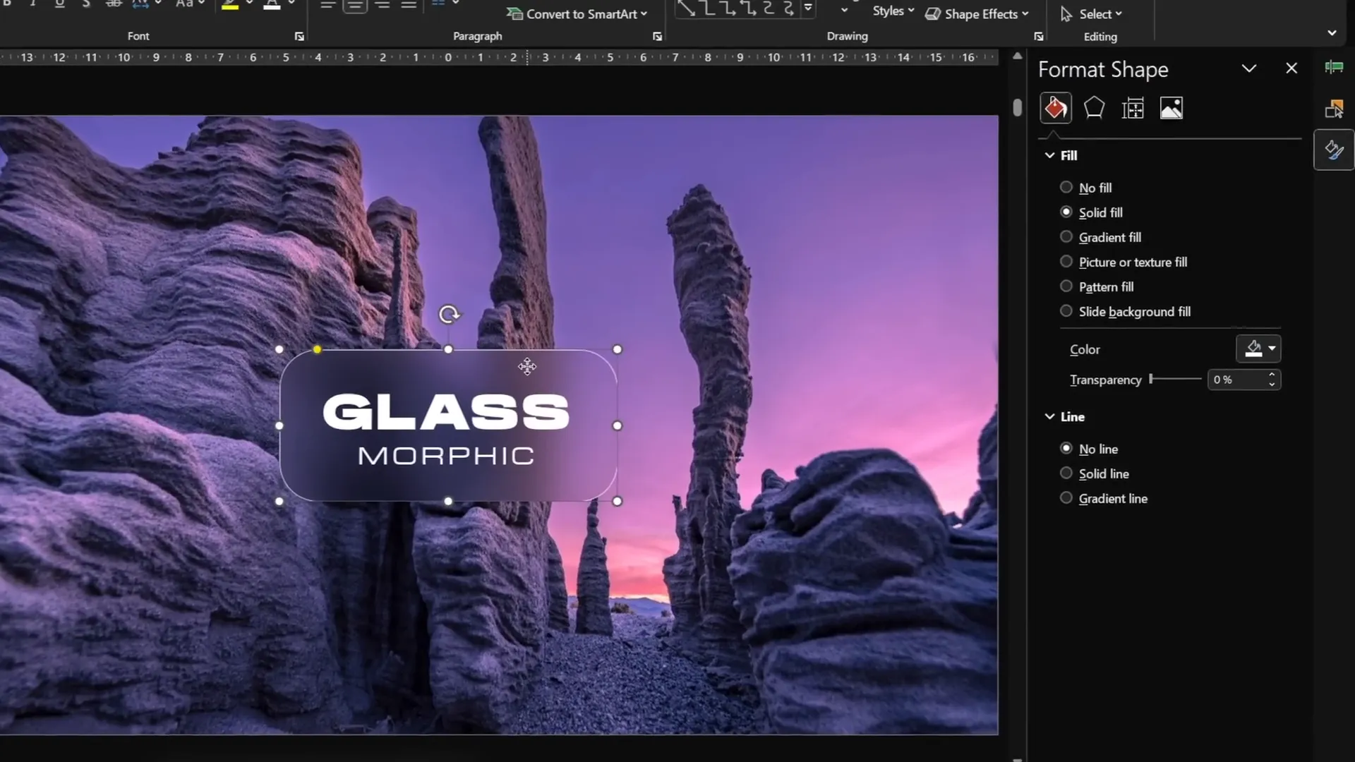 Applying blur effect to photo for glassmorphic effect