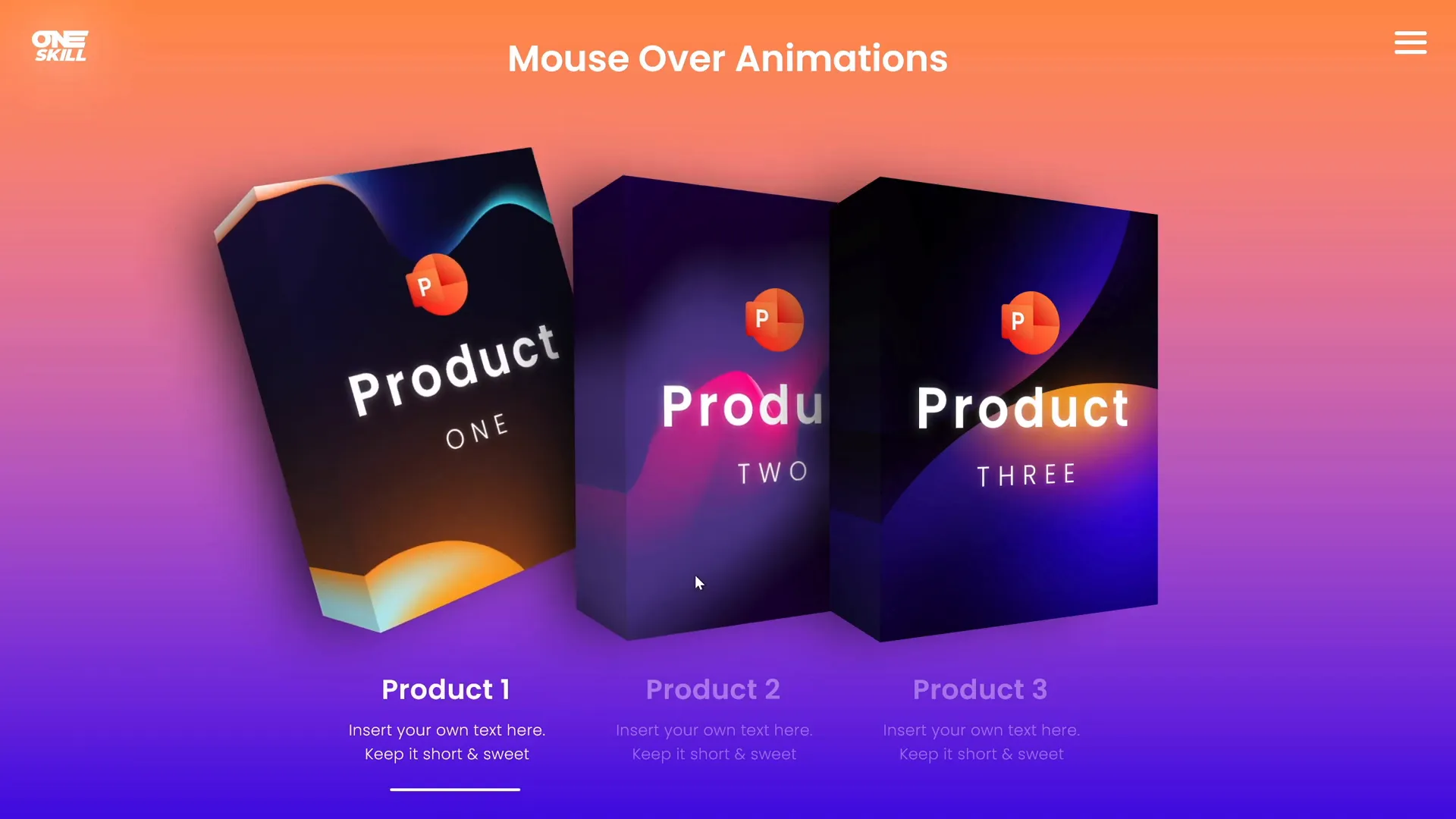 PowerPoint animation course downloadable slides and support