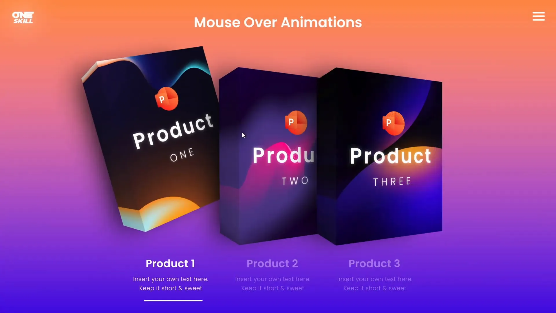 Interactive PowerPoint presentations with animation triggers