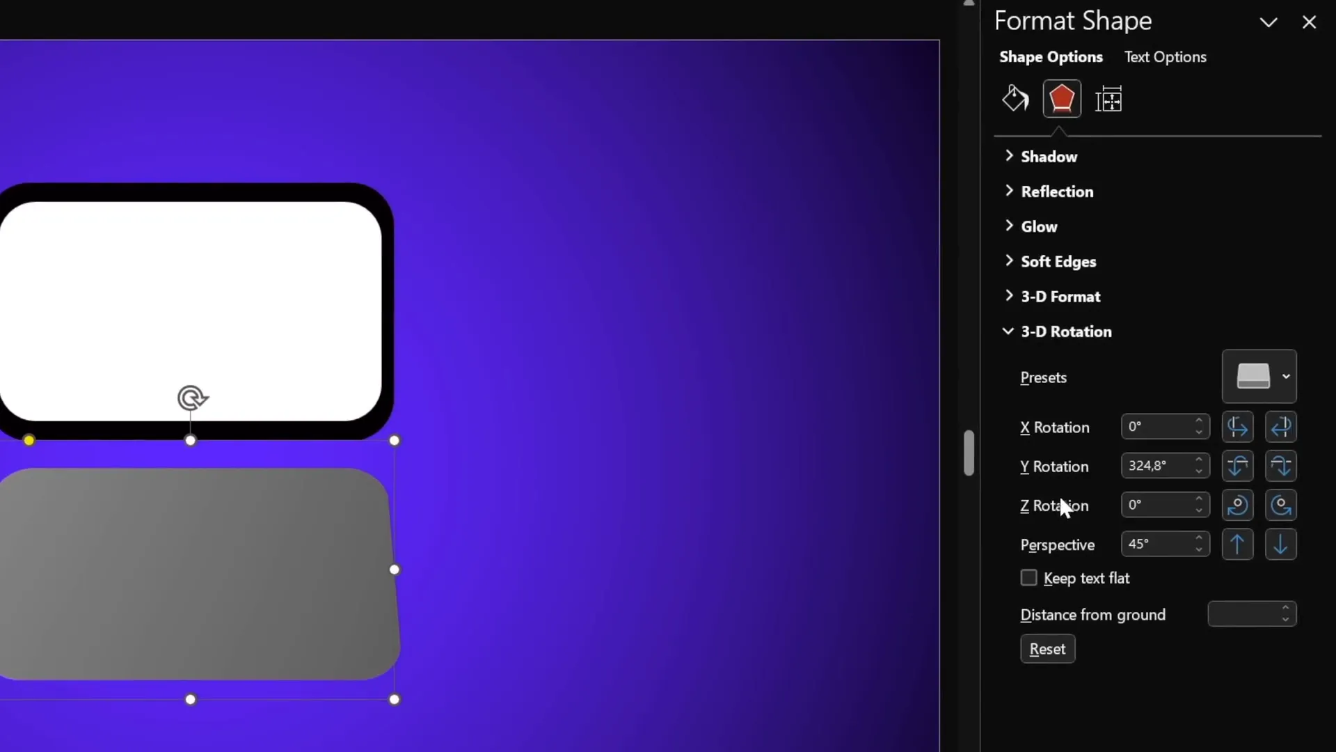 Keyboard rotating around its center axis