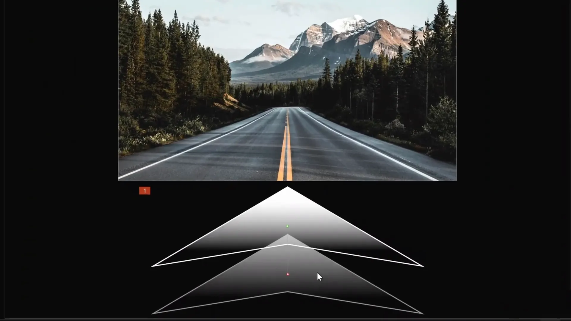 Adding motion path animation to the arrow shape