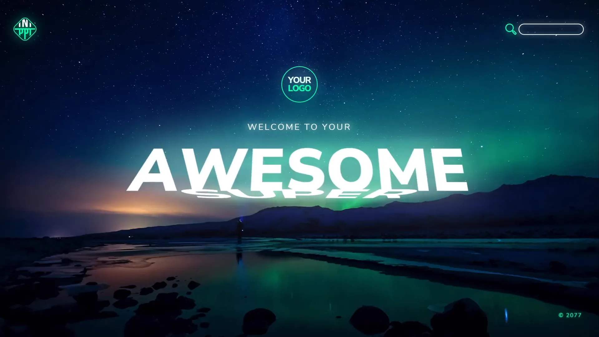 Rotating 3D text animation preview with morph transition applied