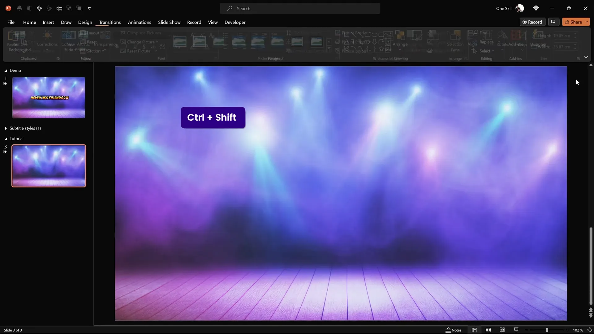 Cropping and resizing the background image to cover the slide