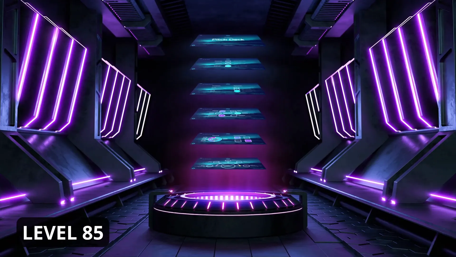 Level 85 Slide Zoom with impactful animation