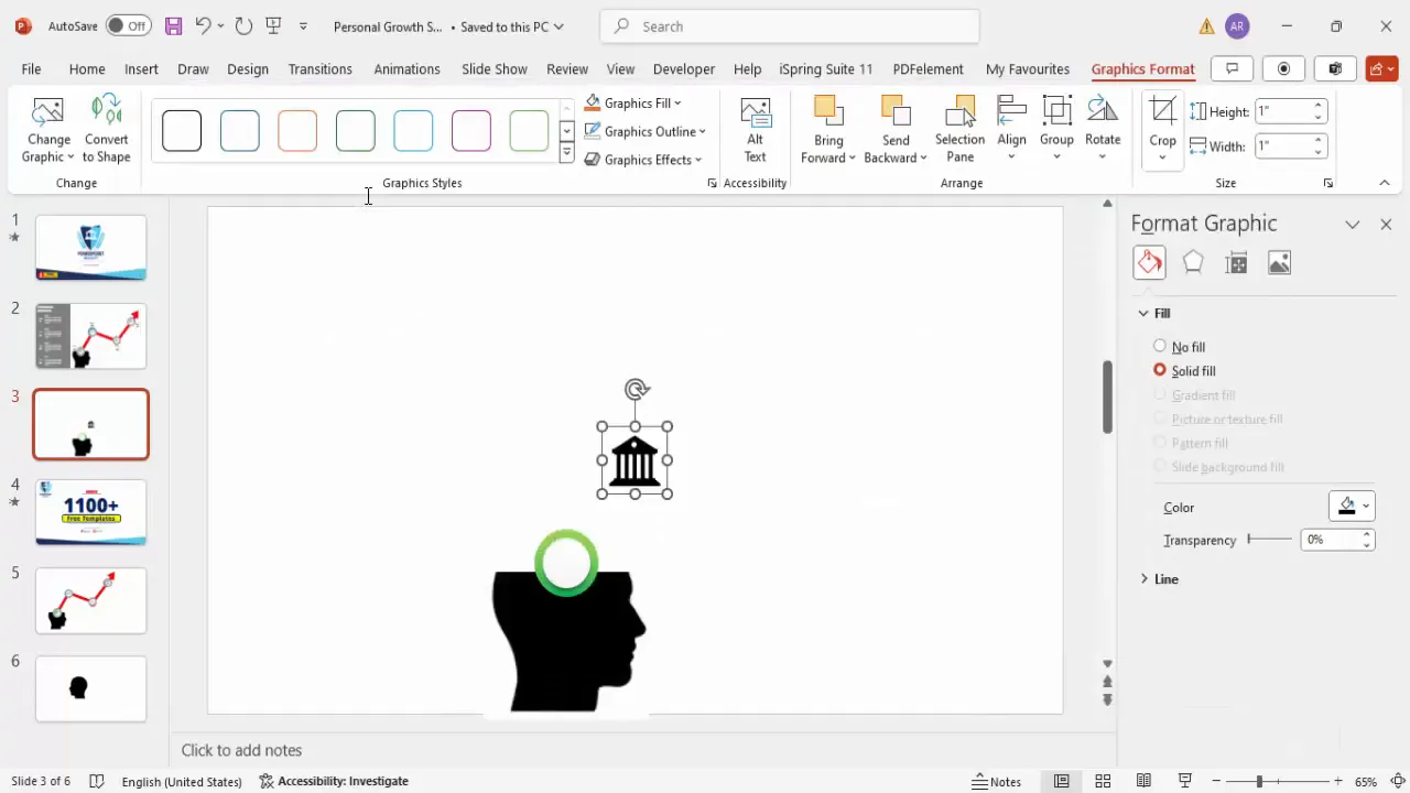 Creating option markers with gradient ovals and icons
