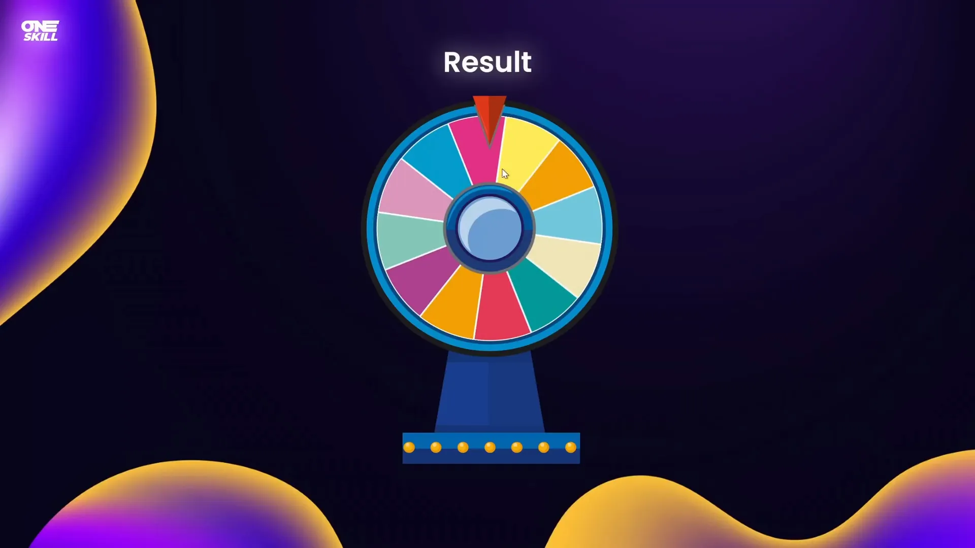 Wheel of Fortune animation setup