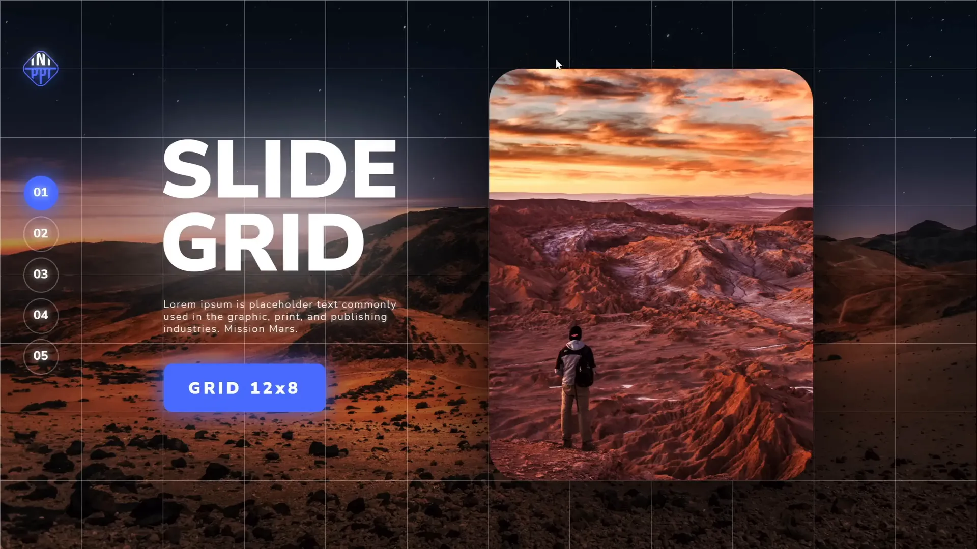 Slide elements misaligned without grid