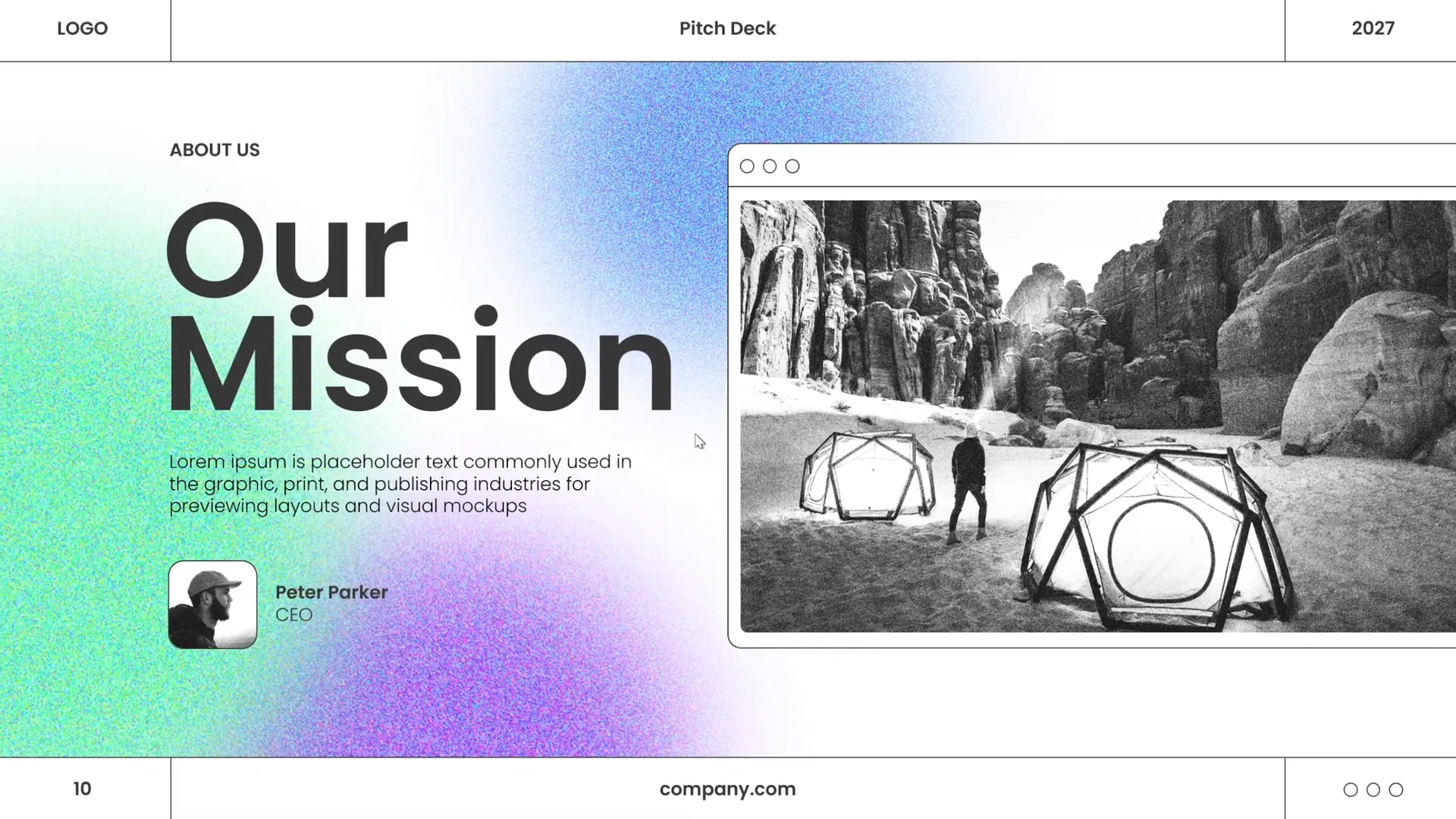 Completed professional PowerPoint slide design