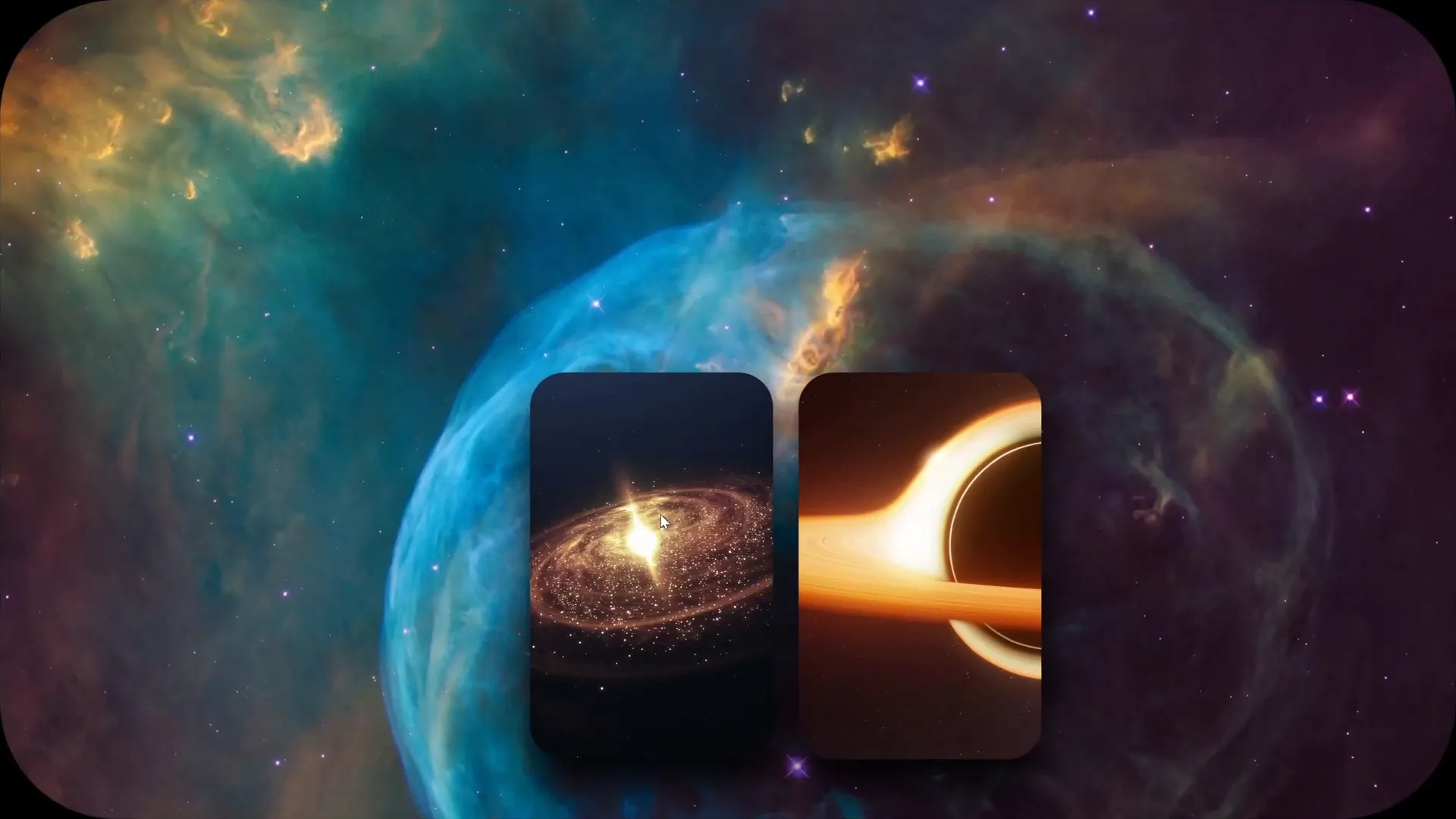 Expanded photo as slide background with morph transition