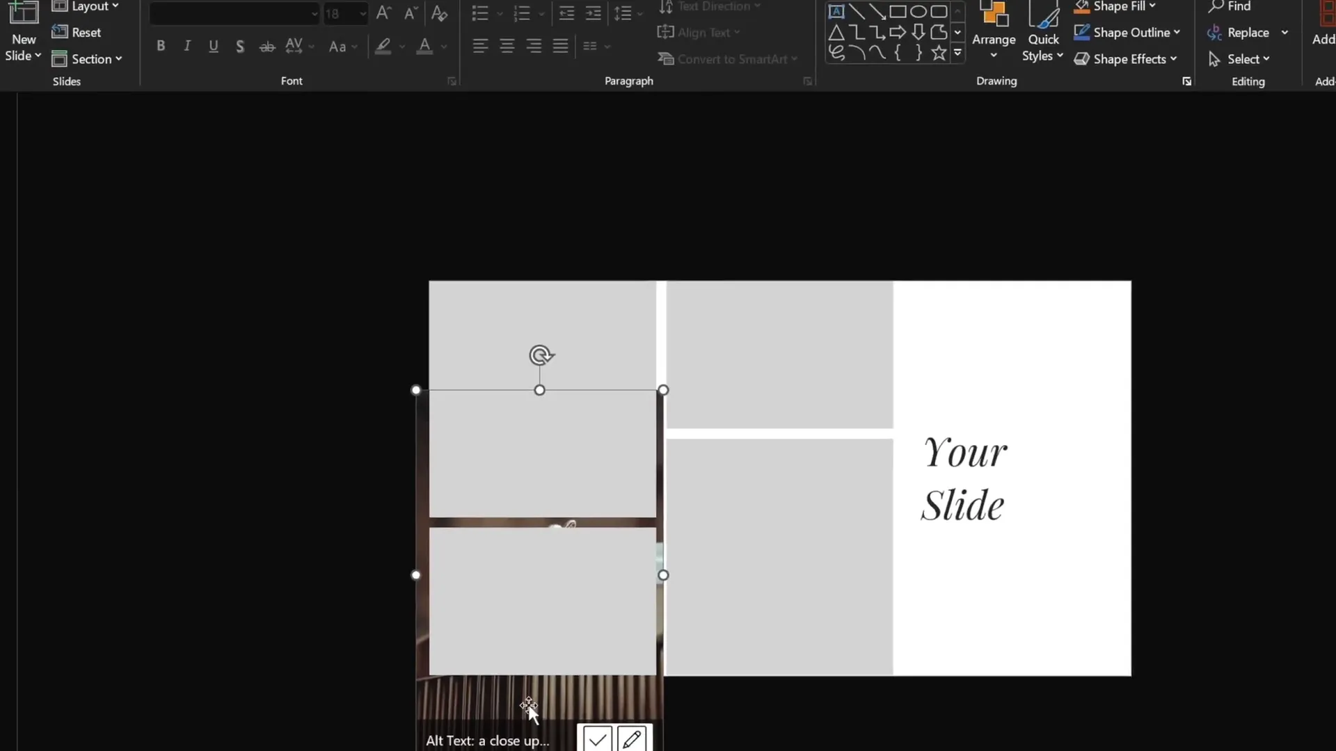 Using Merge Shapes intersect to fill rectangles with photos